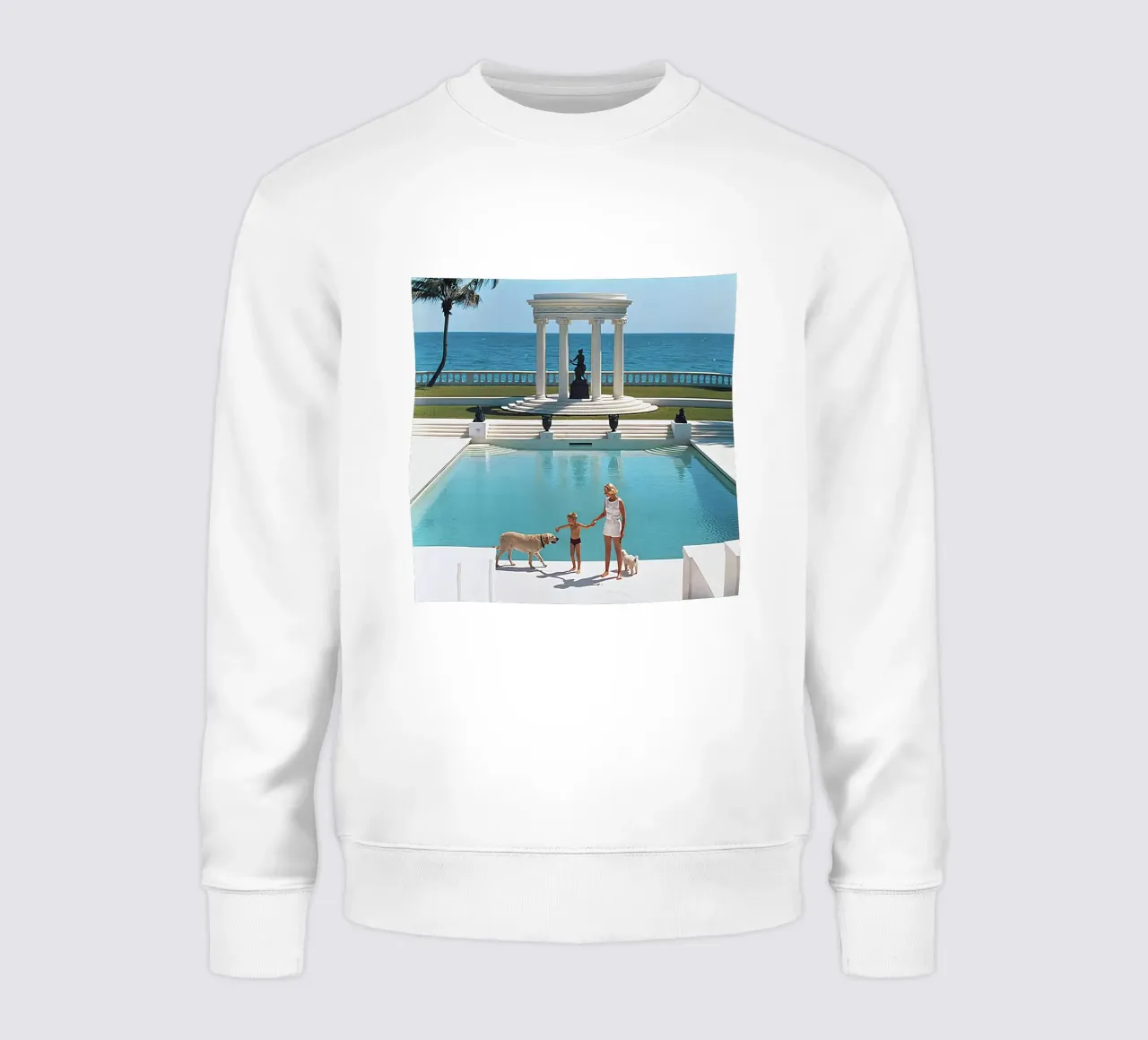 Slim Aarons - Nice Pool felpa da furrrstore