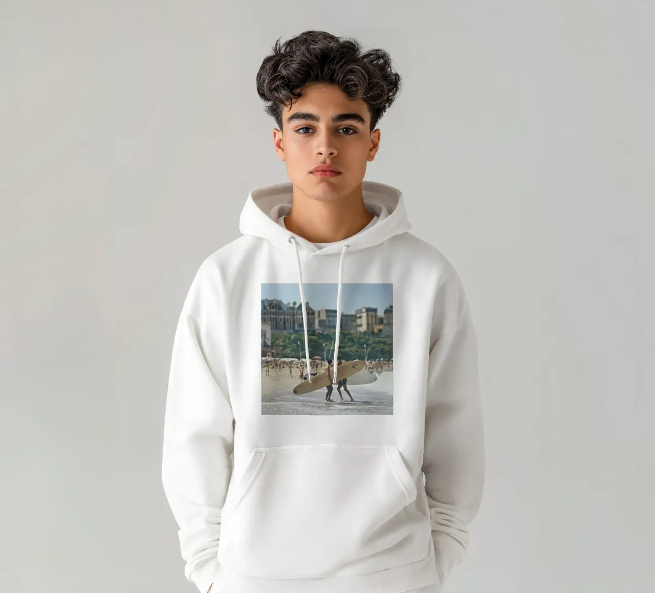 Slim Aarons - Peter Viertel felpa con cappuccio da furrrstore