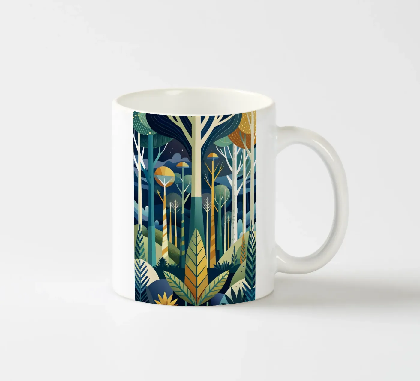 Enchanted Forest ceramic mug by Artistic-shop