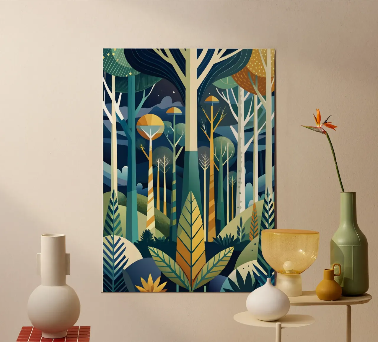 Foresta incantata alluminio dibond da Artistic-shop
