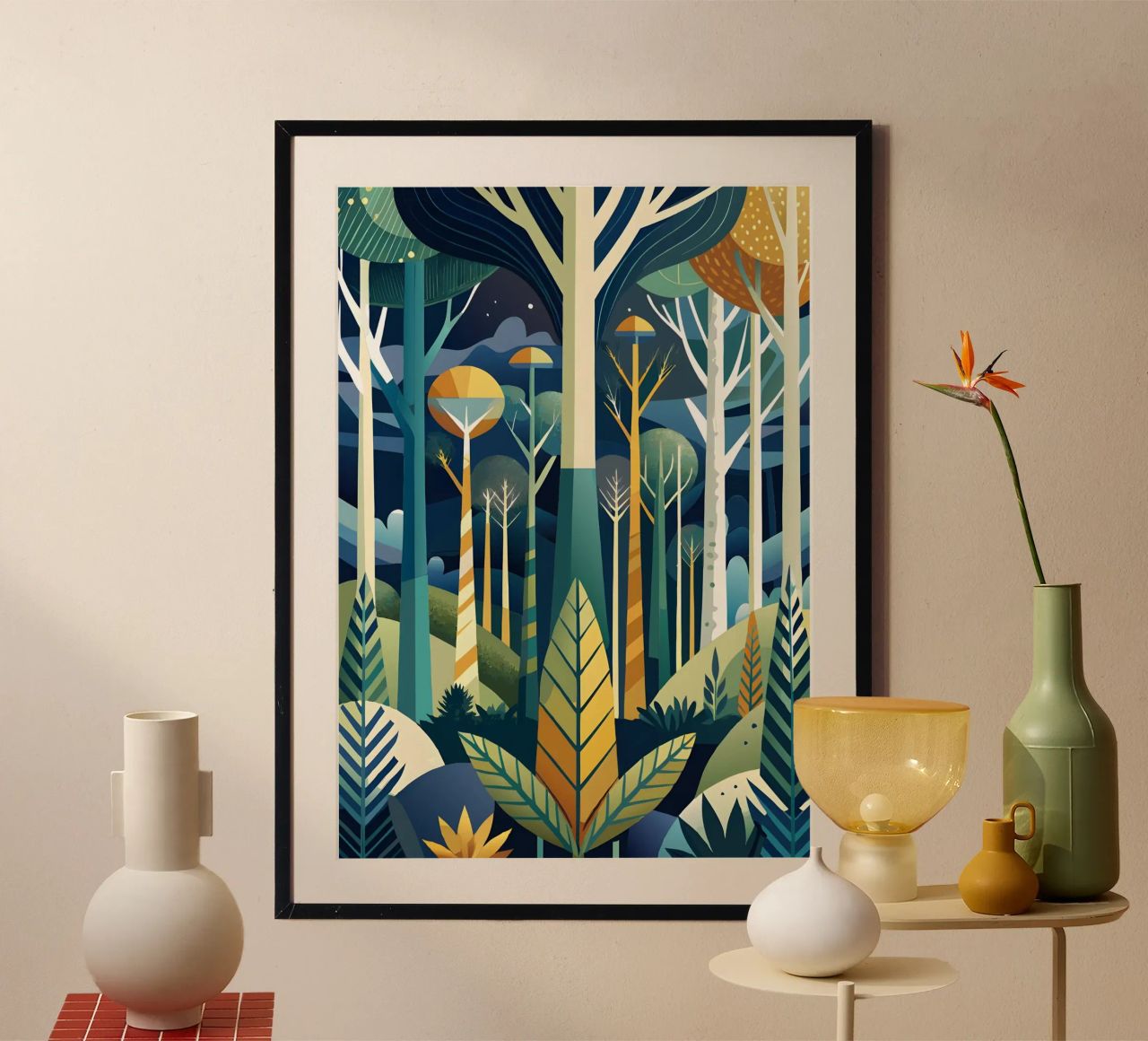 Verwunschener Wald Poster von Artistic-shop