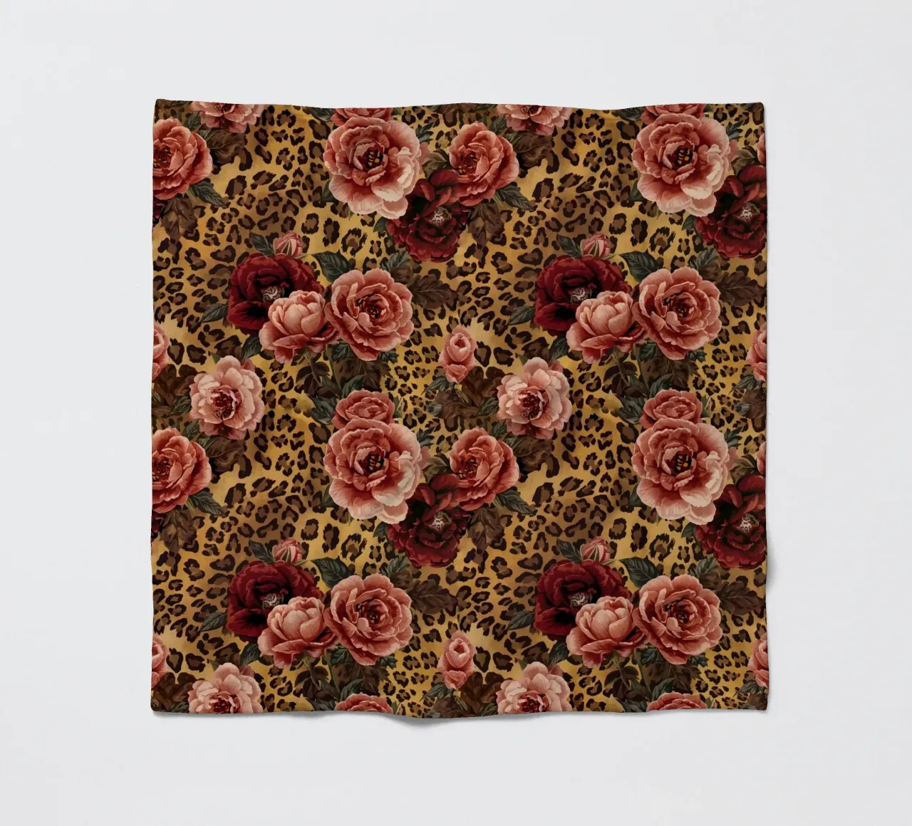 Leopard Rose Pattern coperta in pile da AzStore11