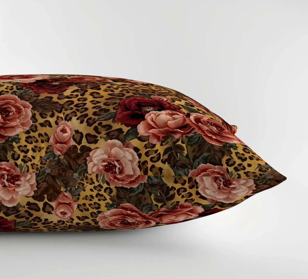 Leopard Rose Pattern cuscino da AzStore11