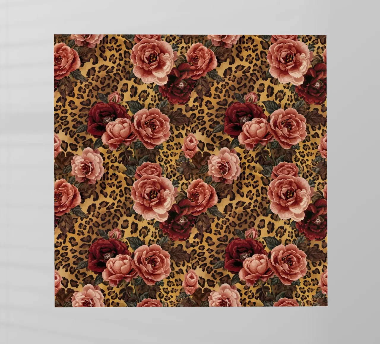 Leopard Rose Pattern backlit folie van AzStore11