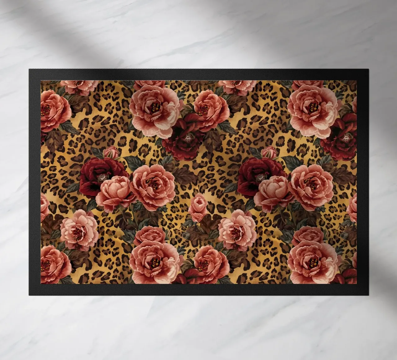 Leopard Rose Pattern zerbino da AzStore11