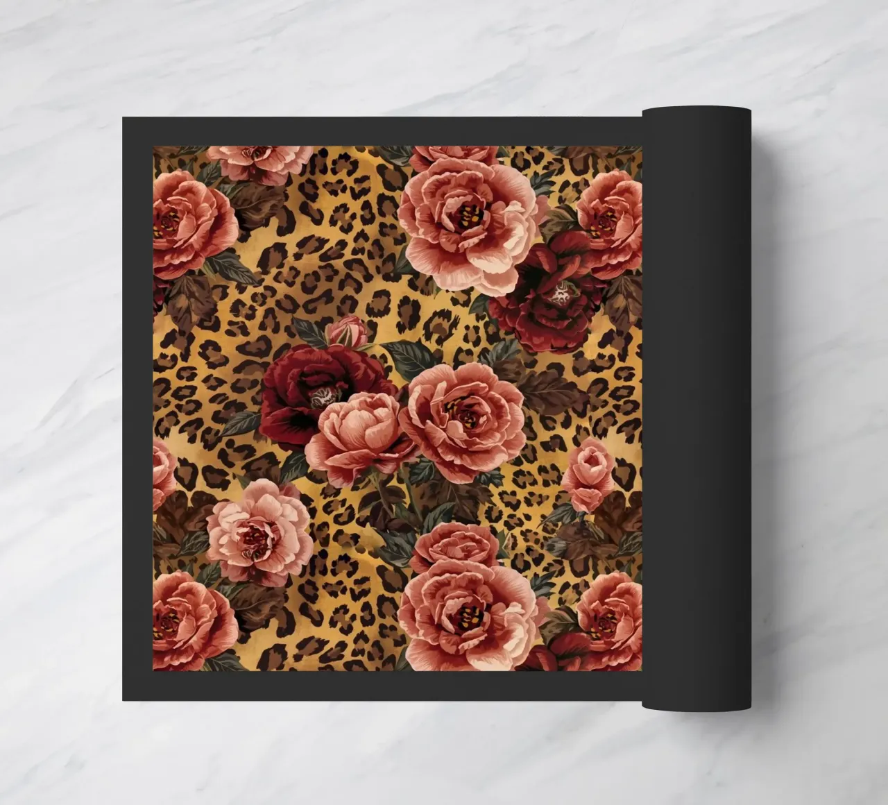 Leopard Rose Pattern zerbino da AzStore11