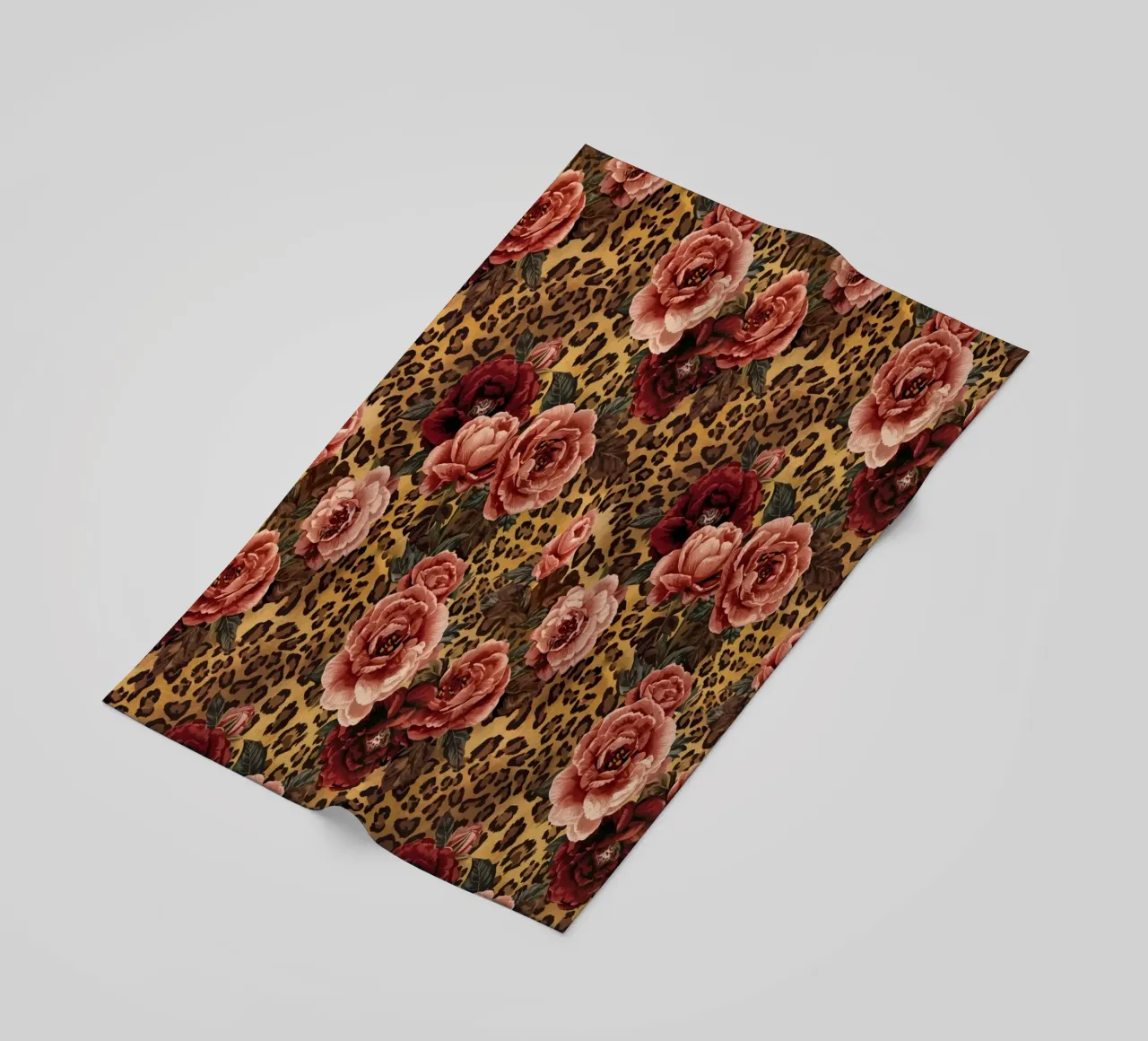 Leopard Rose Pattern telo mare da AzStore11