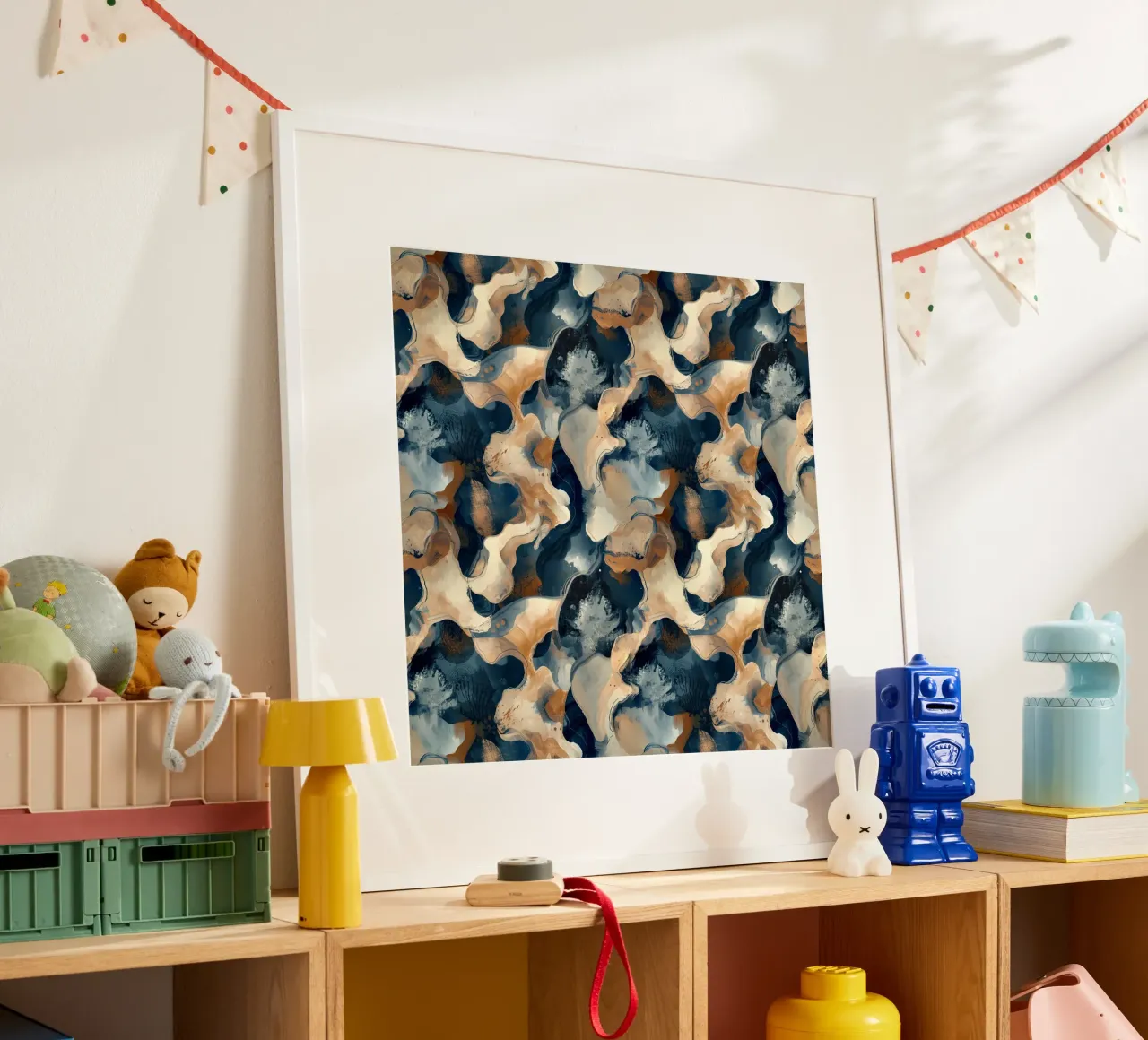 Abstract Camo Pattern carta hahnemühle da AzStore11