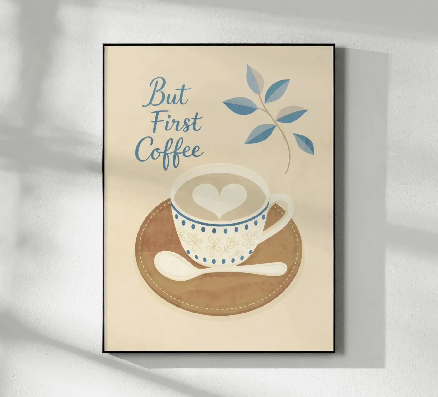 But First Coffee acryl van M.A.Z.U.N.