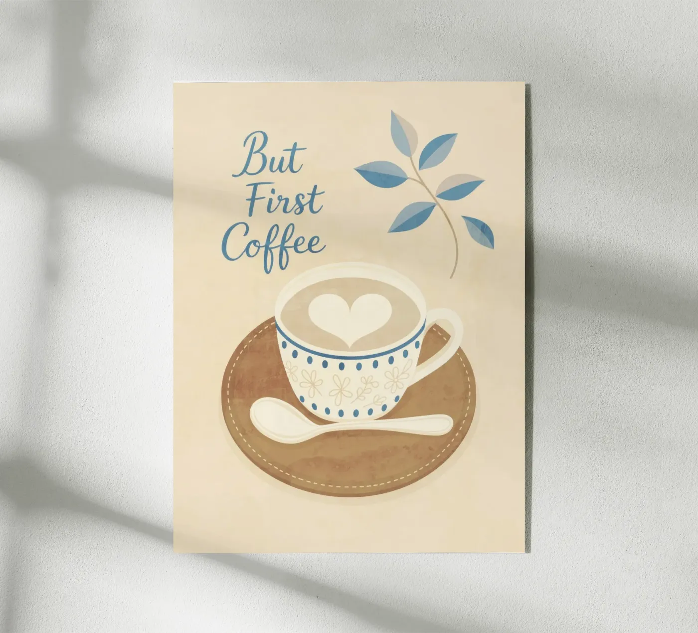 But First Coffee acryl van M.A.Z.U.N.
