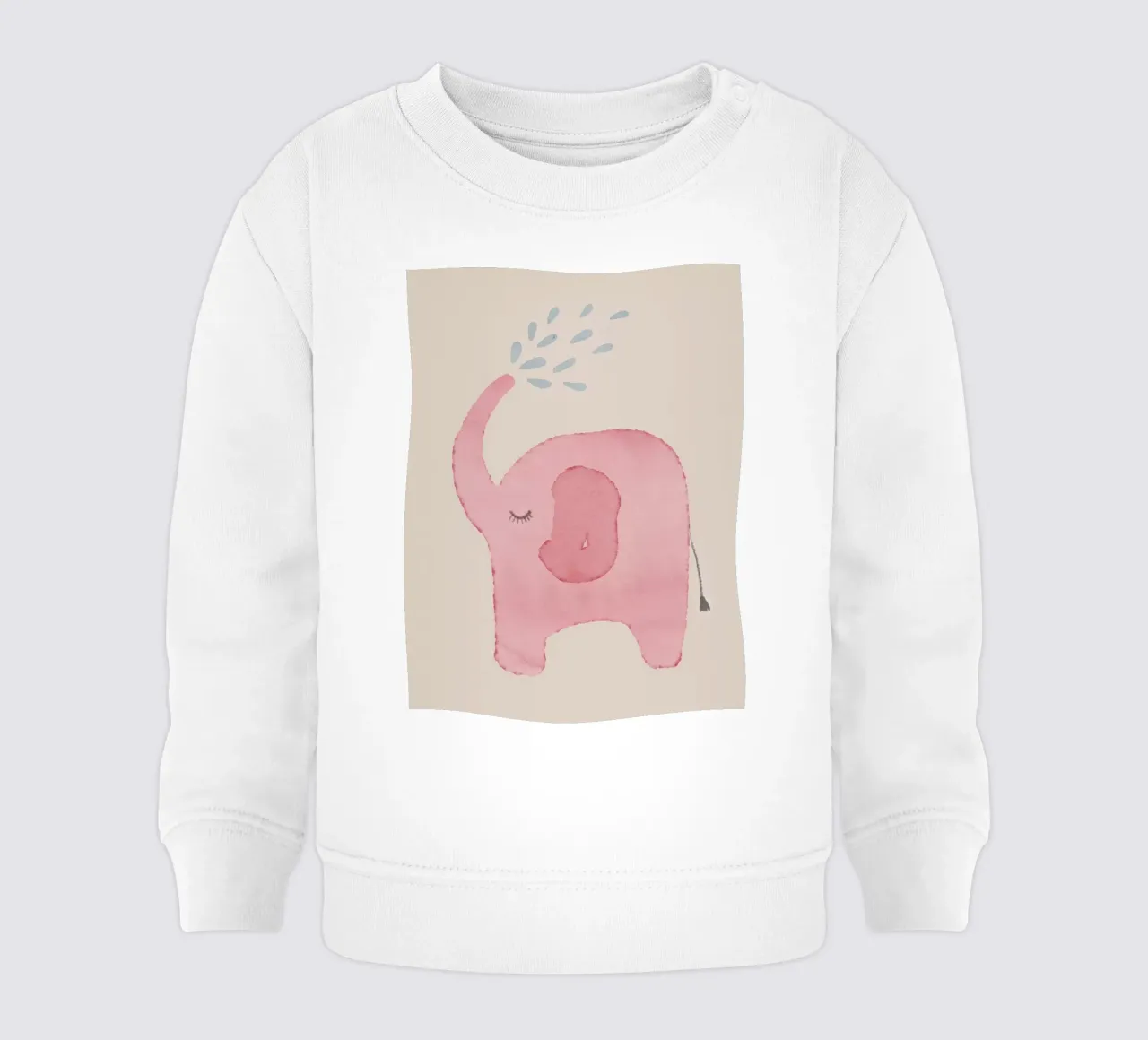 Elefante rosa felpa neonato da Indigo Rain