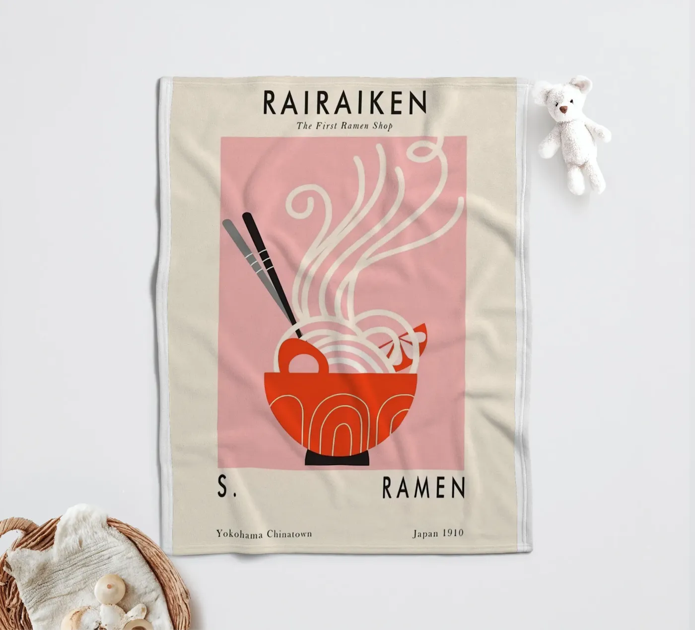 Il primo ramen coperta in pile da Cocktail Drink