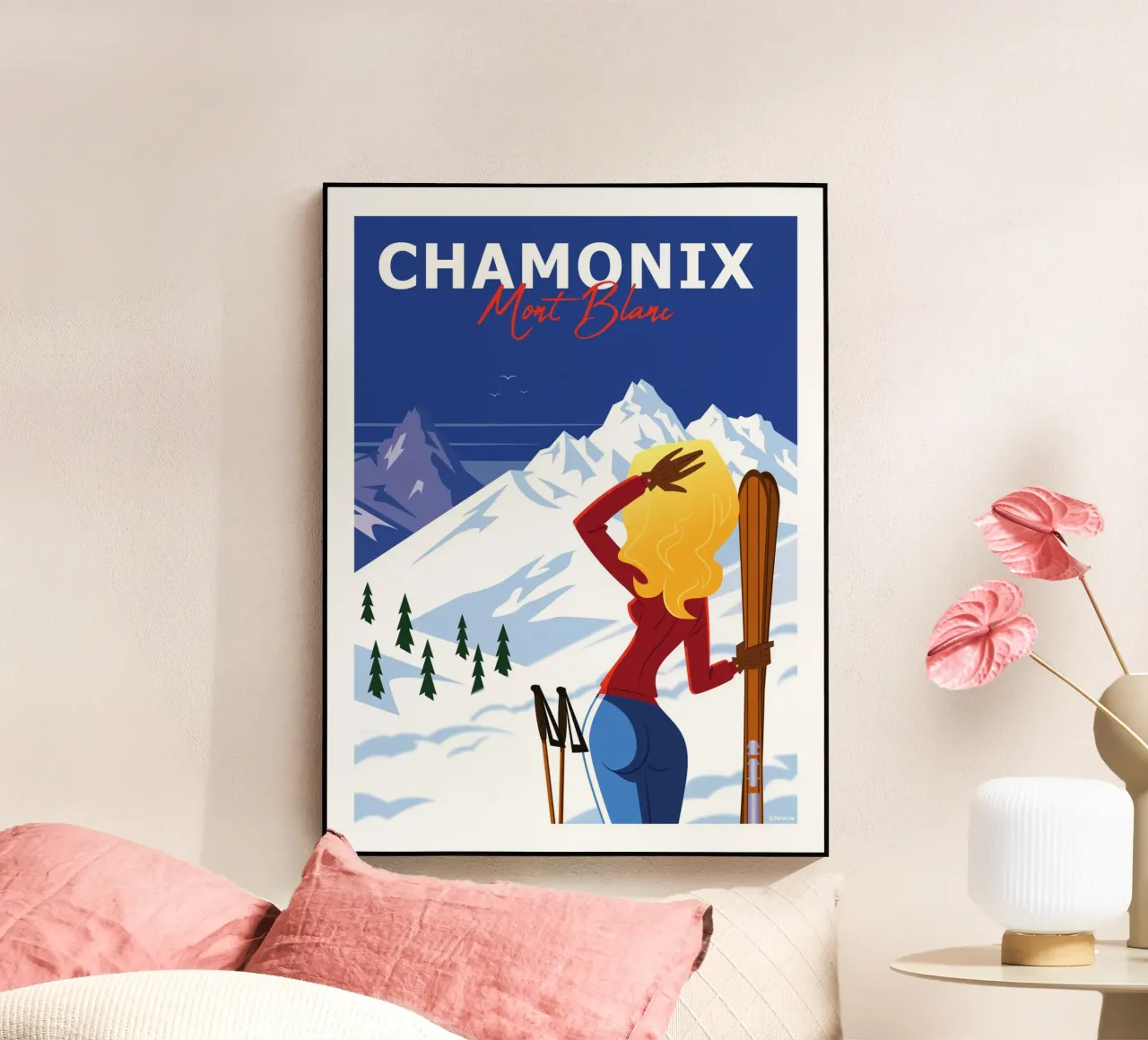 Chamonix Monte Bianco plexiglass da Raphaël Delerue