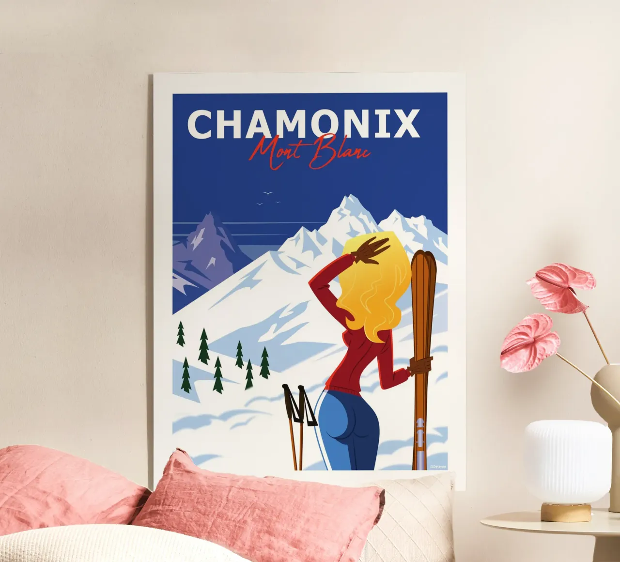 Chamonix Monte Bianco plexiglass da Raphaël Delerue