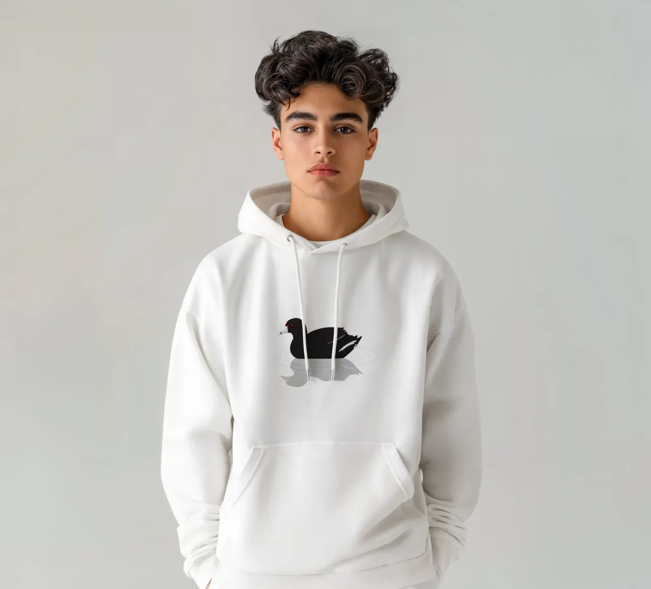 Ein amerikanisches Blässhuhn oder Schlammhuhn Hoodie von BwiseLizzy