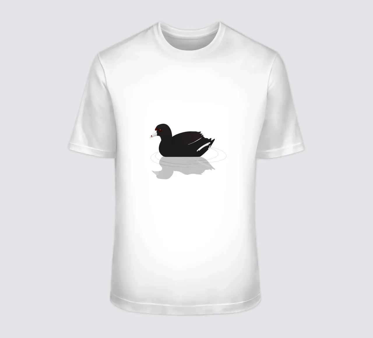 An American coot or mud hen t-shirt by BwiseLizzy