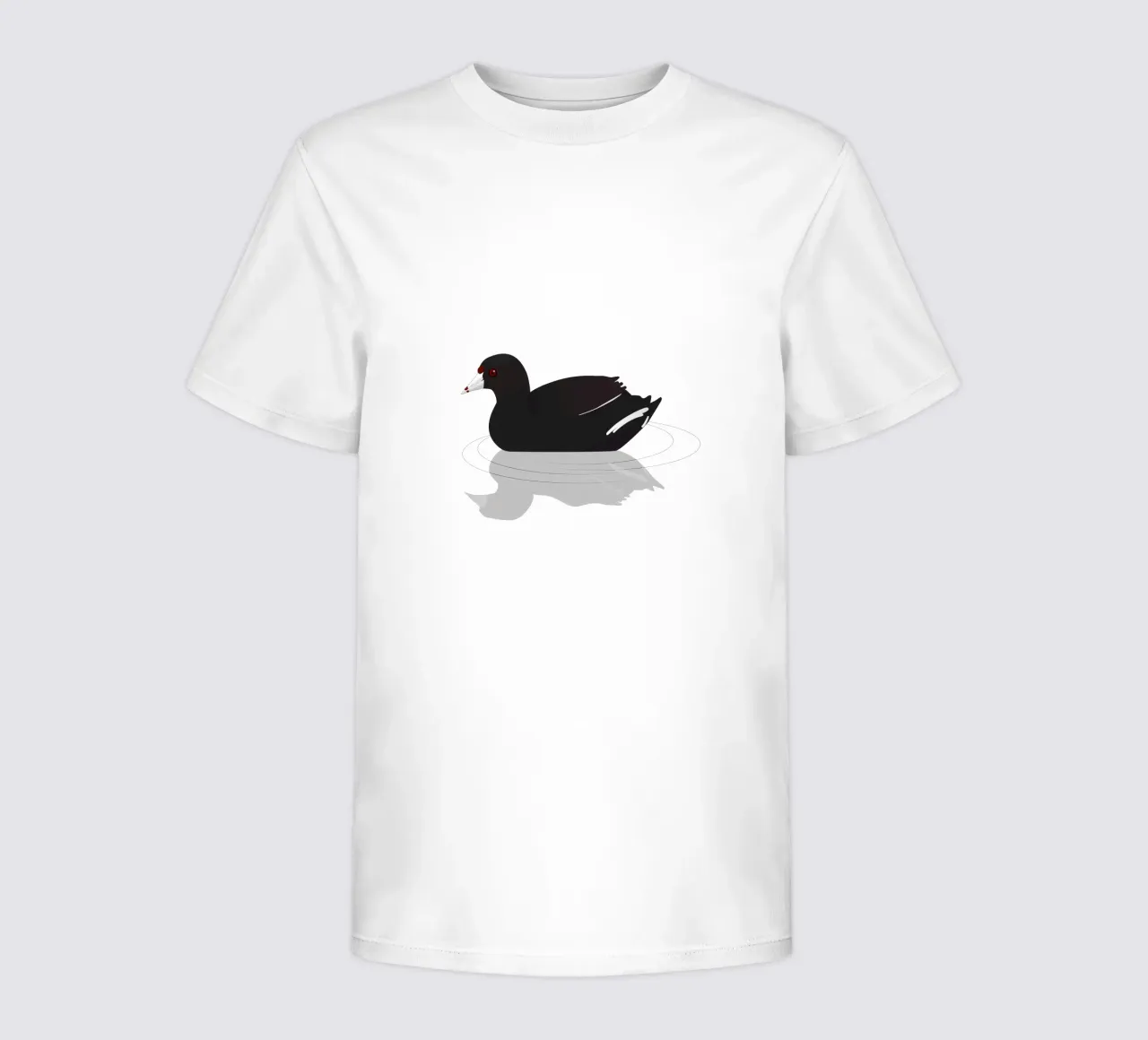 An American coot or mud hen kids t-shirt by BwiseLizzy