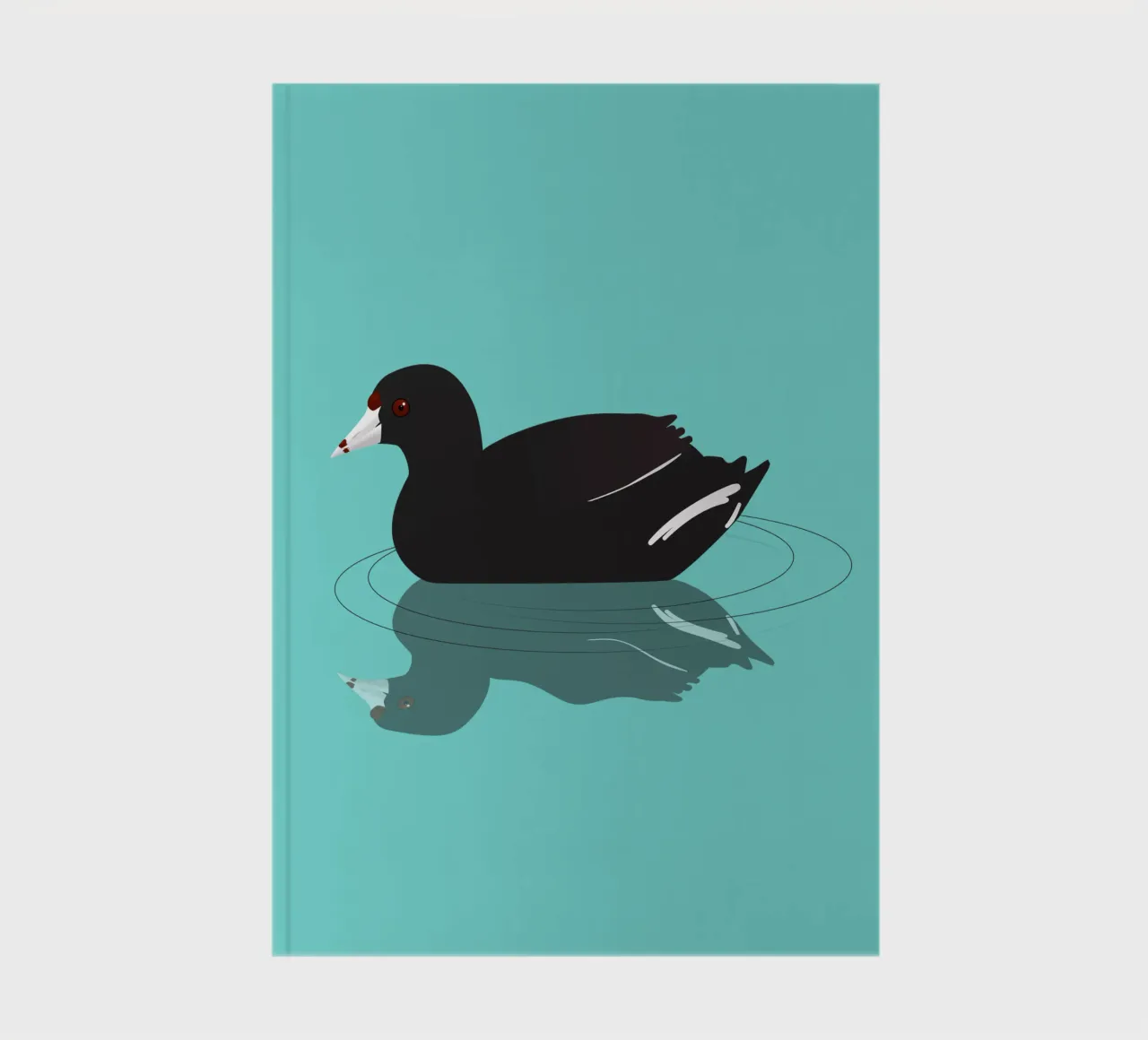Foulque d'Amérique ou poule de boue carnet de notes de BwiseLizzy