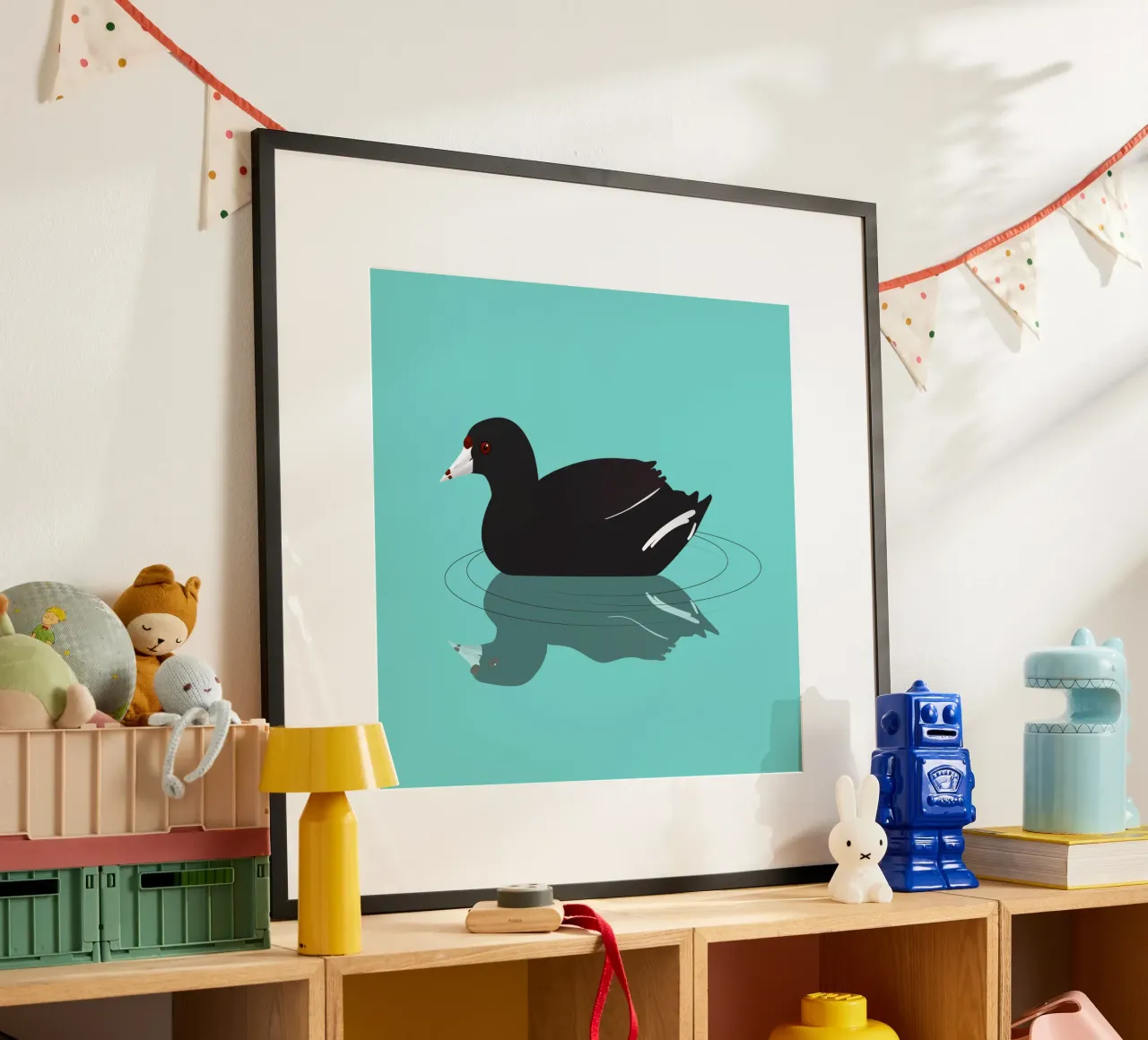 Una folaga americana o una gallina di fango poster da BwiseLizzy