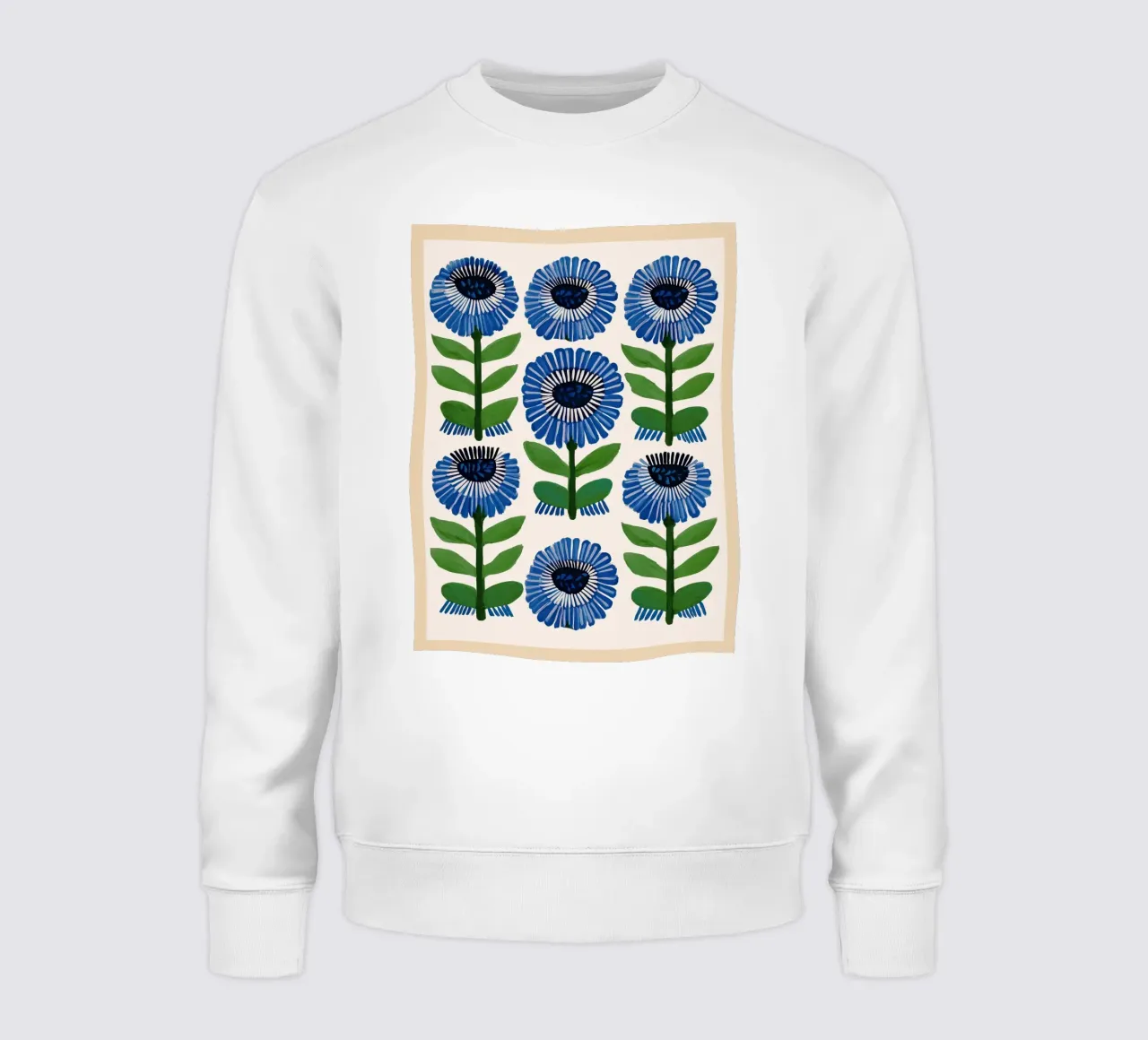 Arazzo Azure Bloom felpa da Sienna Atelier