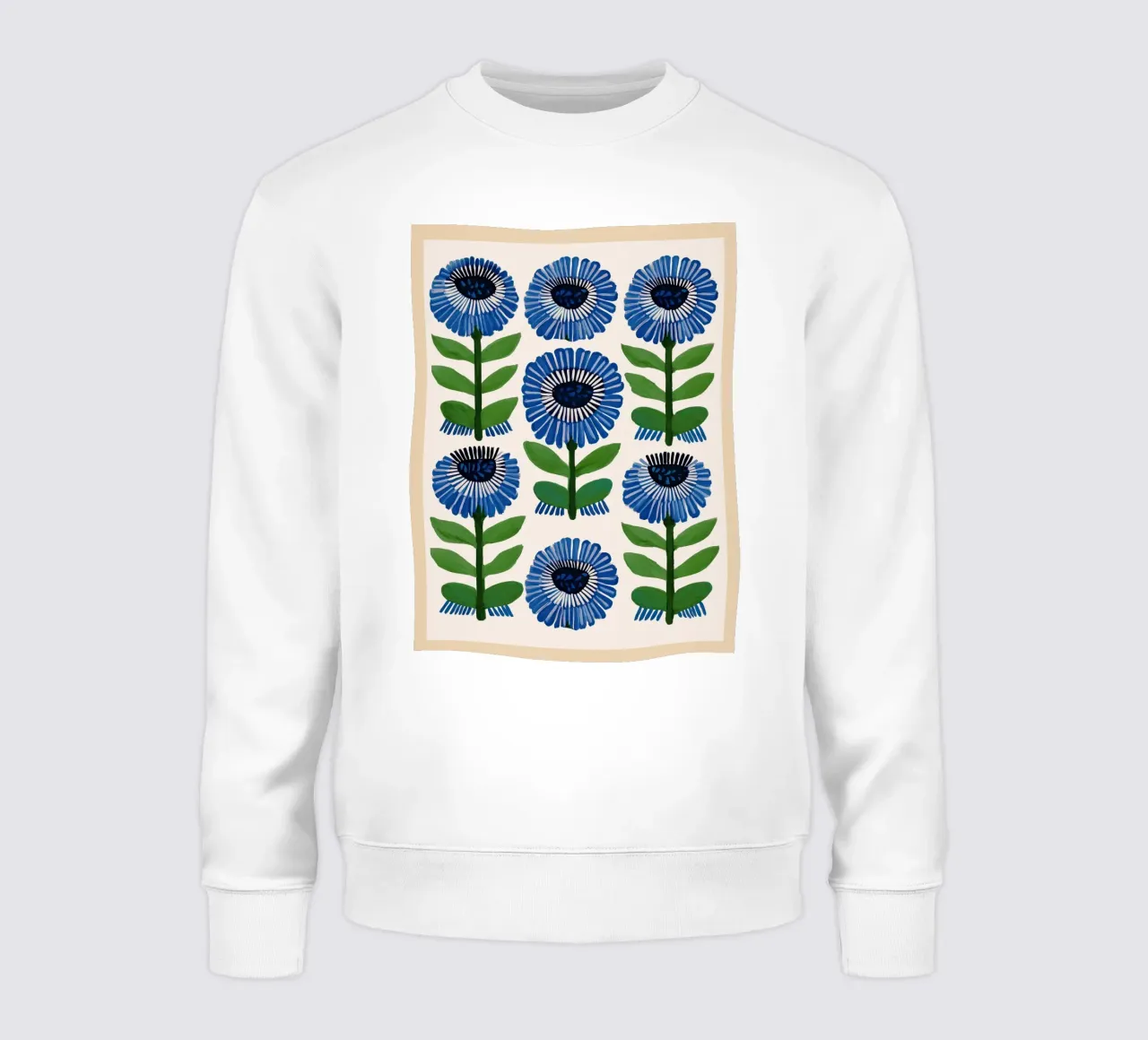 Arazzo Azure Bloom felpa da Sienna Atelier