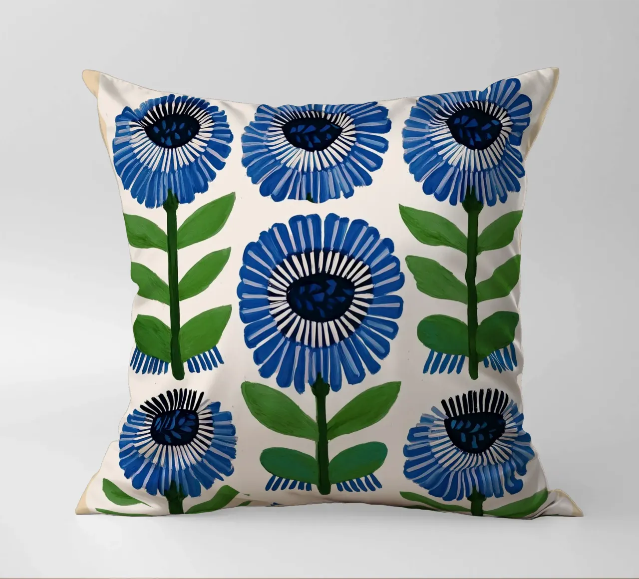 Arazzo Azure Bloom cuscino da Sienna Atelier