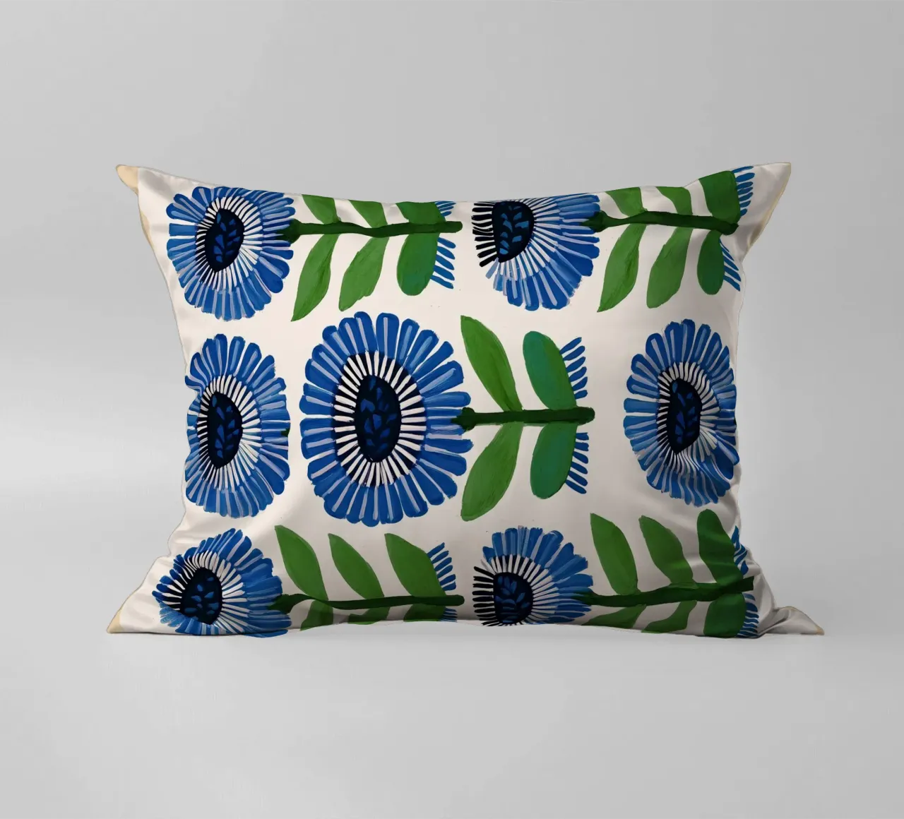 Arazzo Azure Bloom cuscino da Sienna Atelier