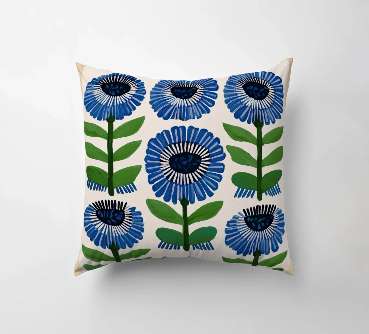 Arazzo Azure Bloom cuscino da Sienna Atelier