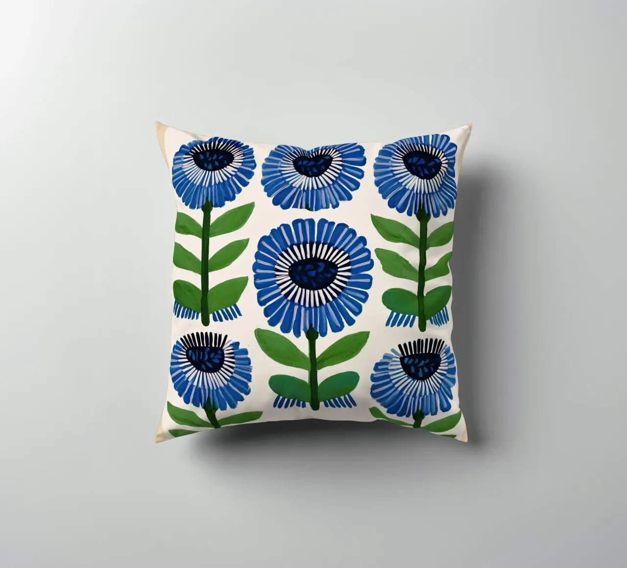 Arazzo Azure Bloom cuscino da Sienna Atelier