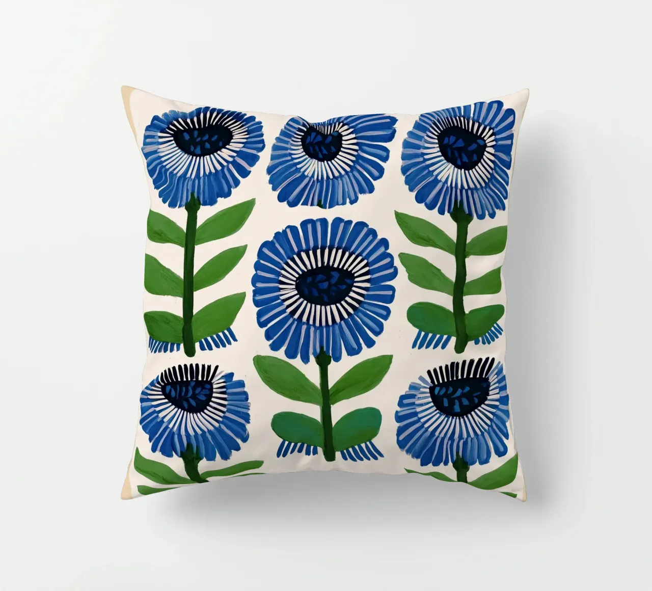 Arazzo Azure Bloom cuscino da Sienna Atelier