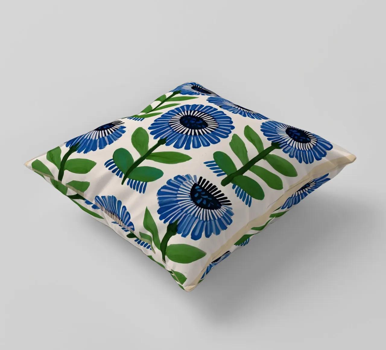 Arazzo Azure Bloom cuscino da Sienna Atelier