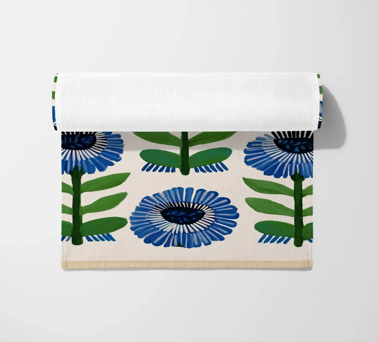 Arazzo Azure Bloom telo mare da Sienna Atelier