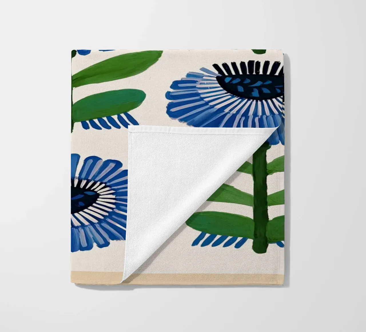 Arazzo Azure Bloom telo mare da Sienna Atelier