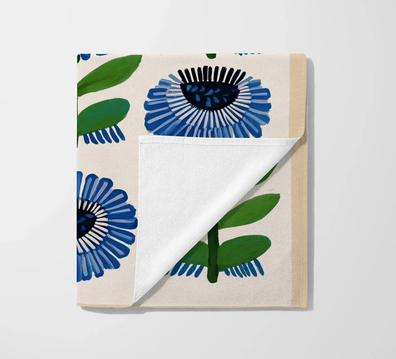 Arazzo Azure Bloom telo mare da Sienna Atelier