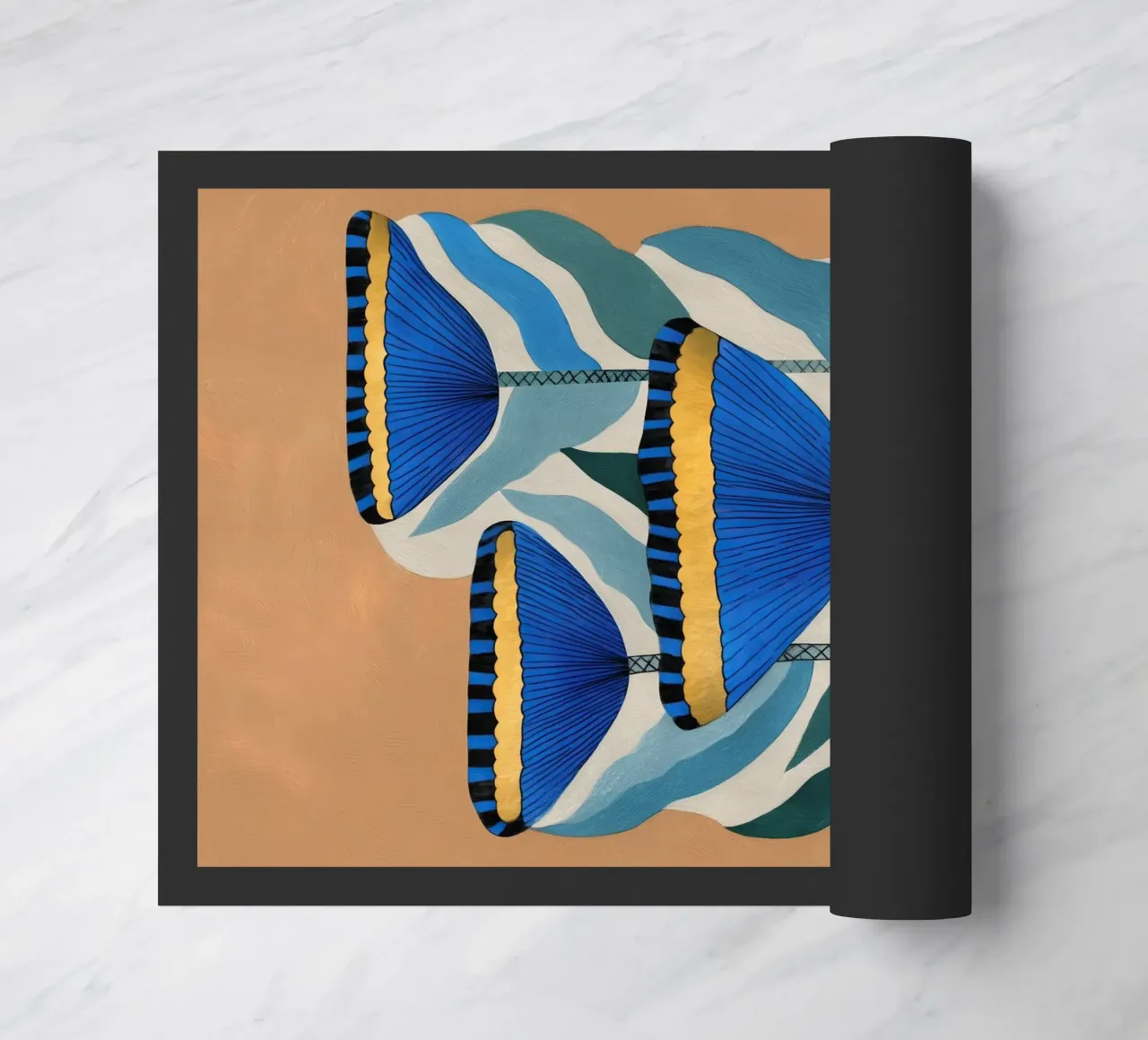 Woestijnblaadjes deurmat van Sienna Atelier