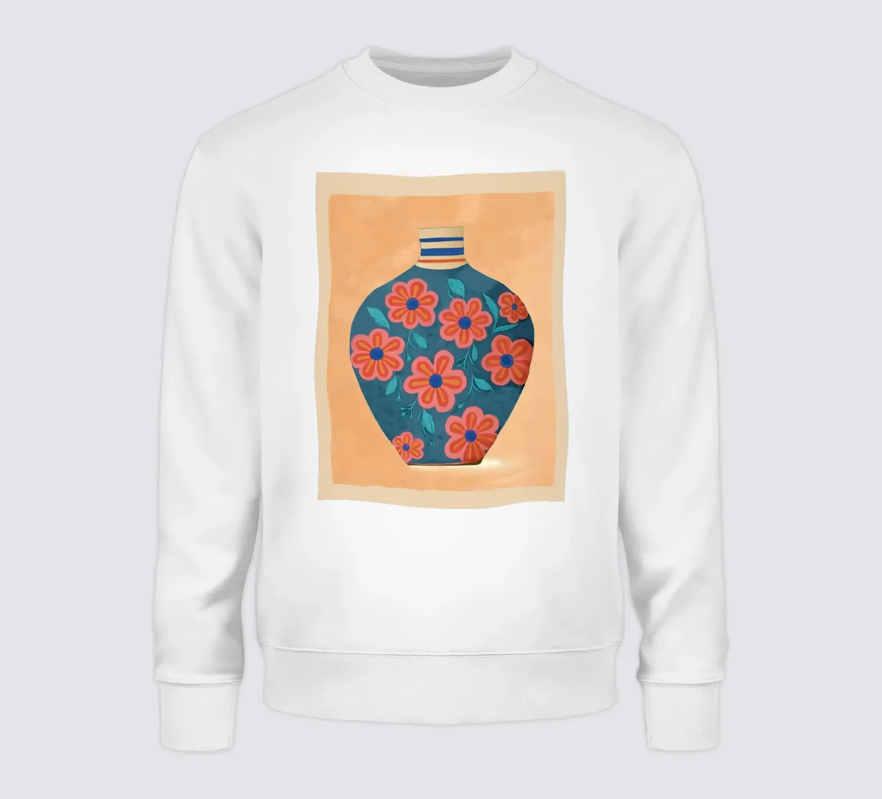 Botanical Vase sweatshirt by Sienna Atelier