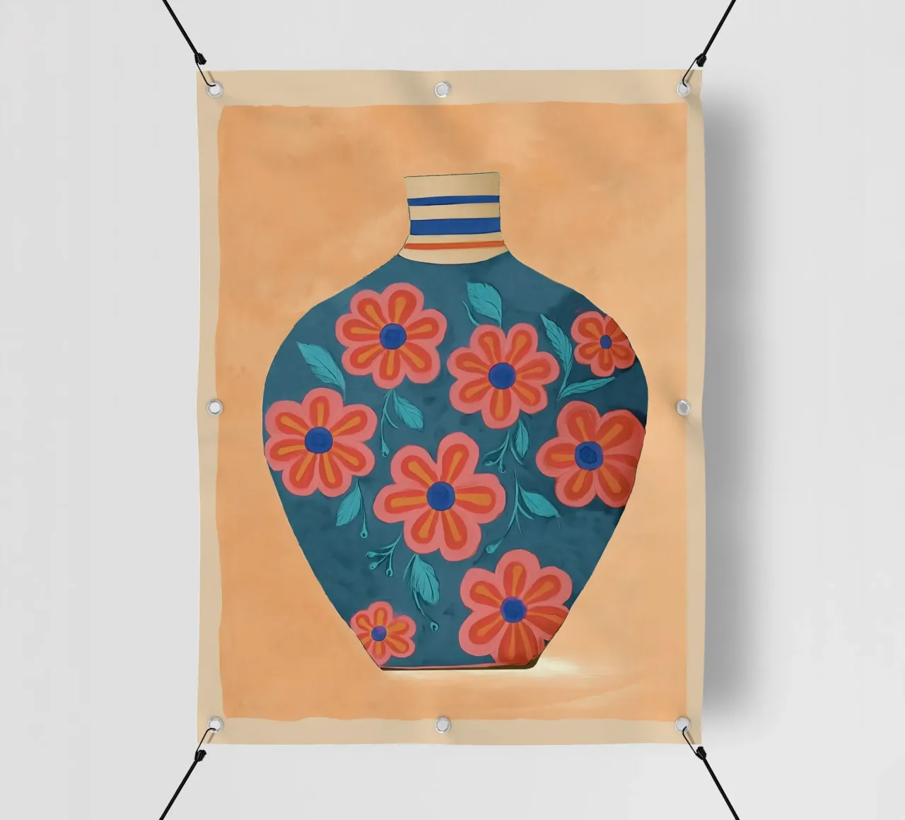 Vaso botanico telo in pvc da Sienna Atelier