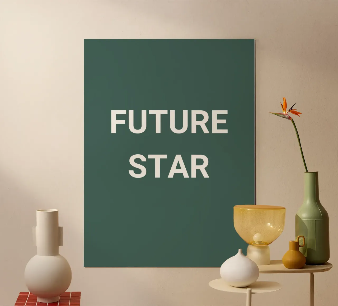 TOEKOMSTIGE STER poster van Simple