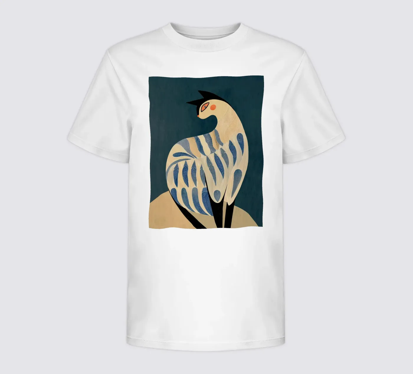 De kat kinder t-shirt van Sienna Atelier