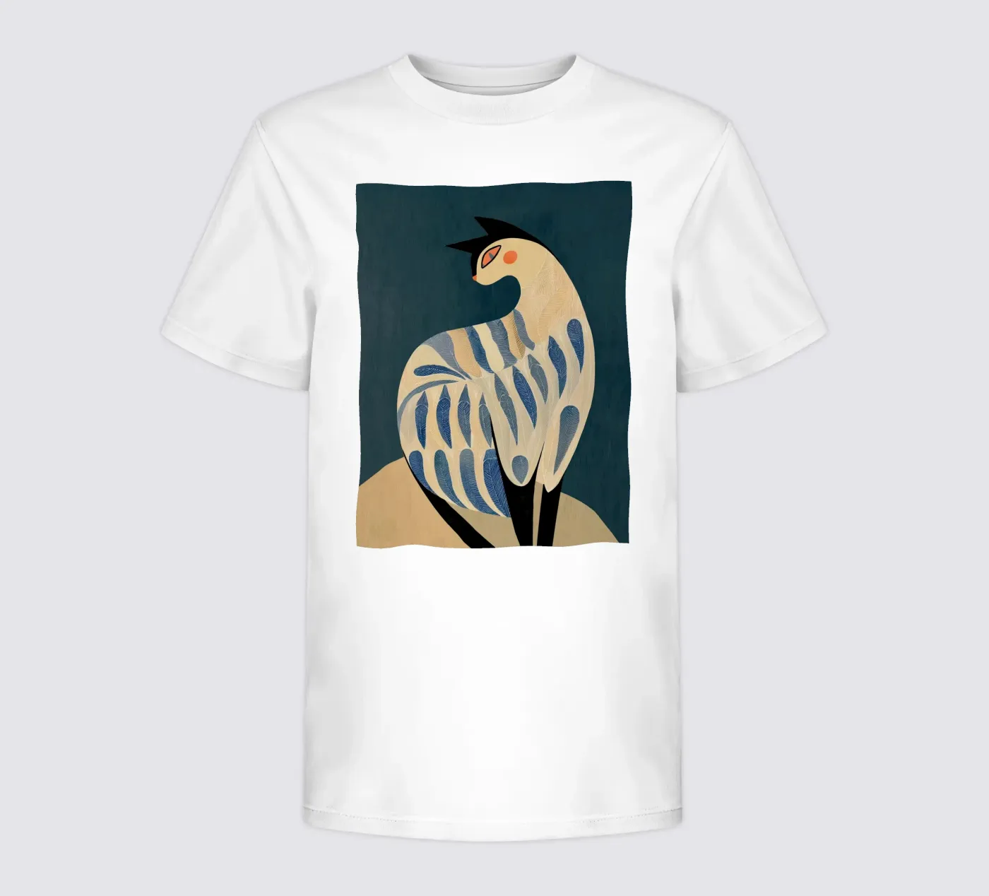 De kat kinder t-shirt van Sienna Atelier
