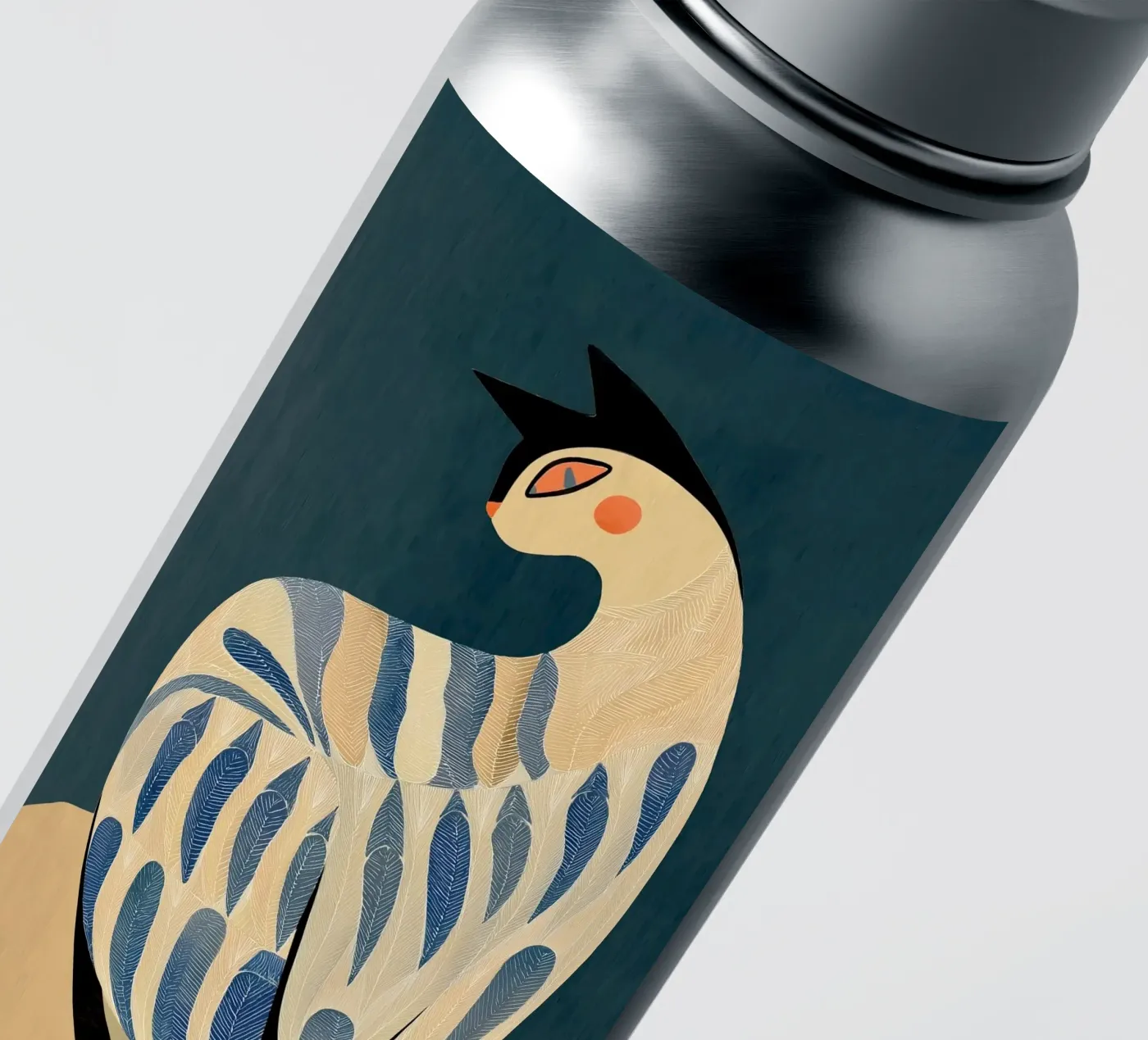 De kat sticker van Sienna Atelier