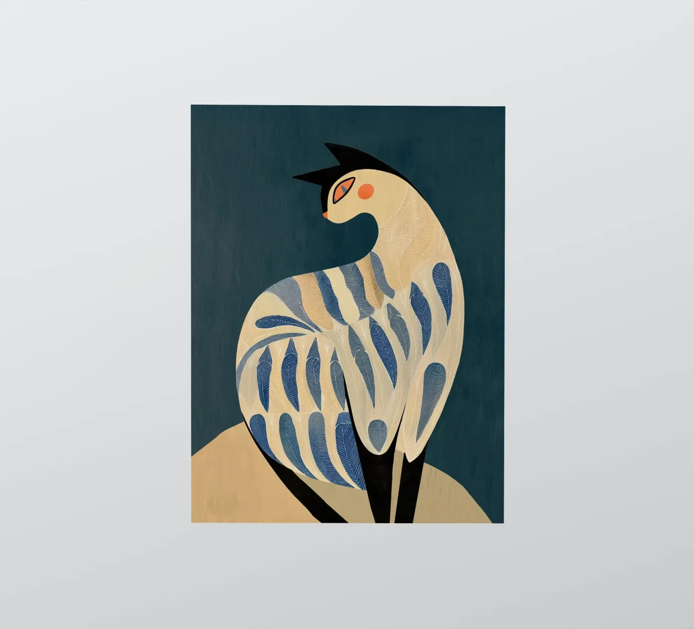 De kat sticker van Sienna Atelier