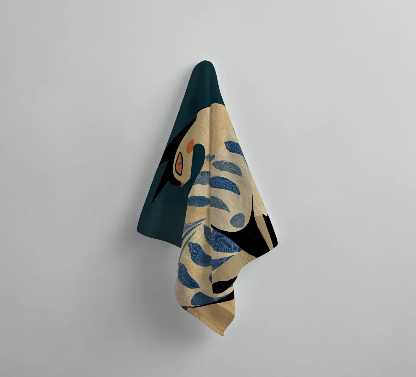 Die Katze Handtuch von Sienna Atelier