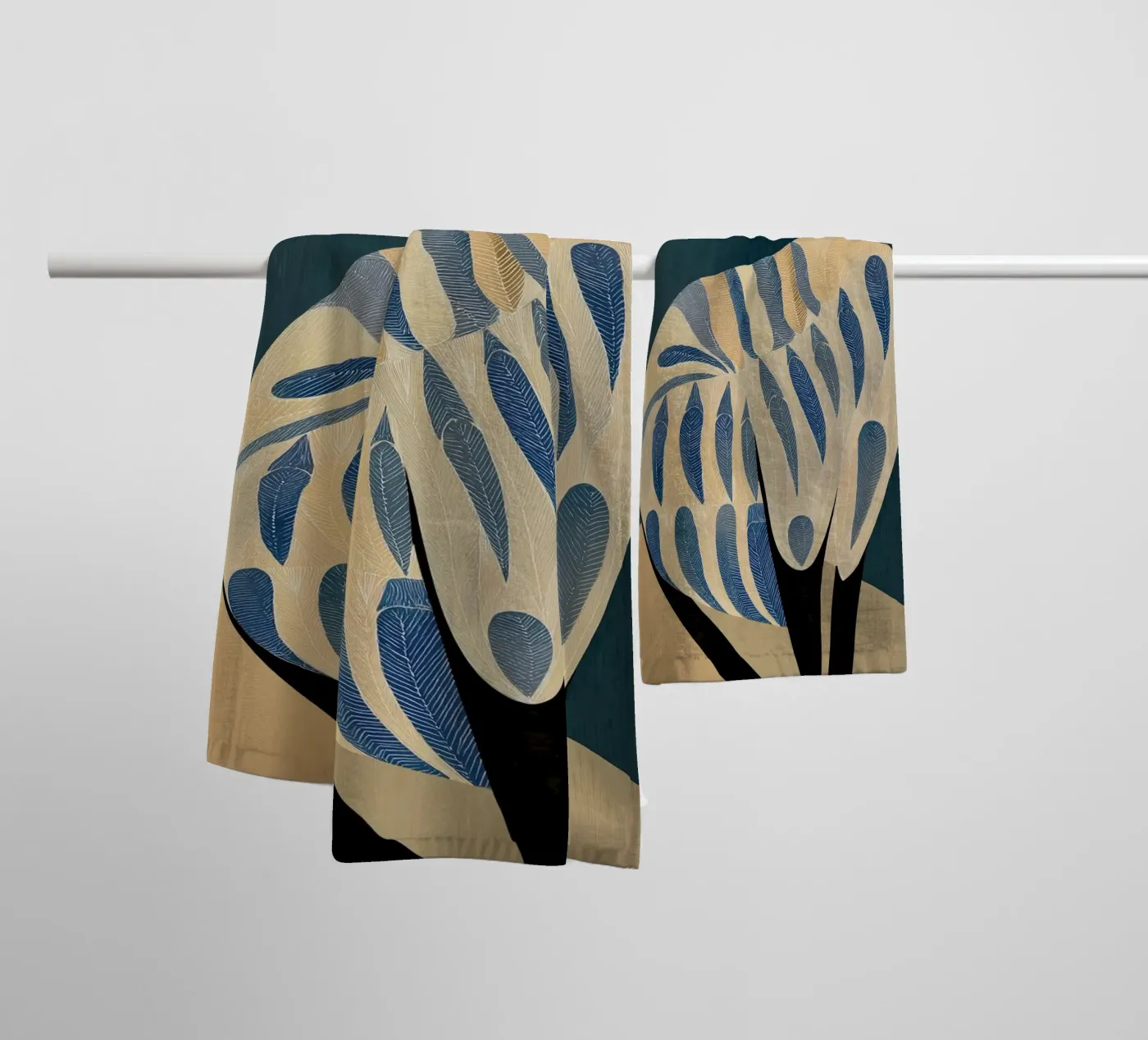 De kat badhanddoek van Sienna Atelier