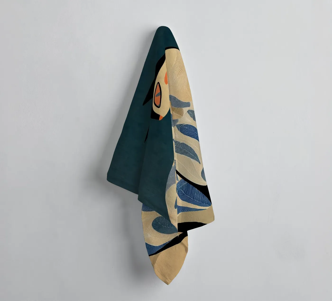 De kat badhanddoek van Sienna Atelier