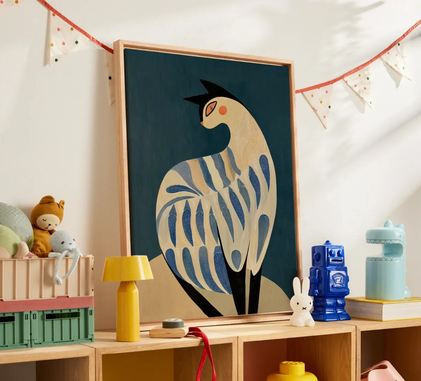 De kat canvas van Sienna Atelier