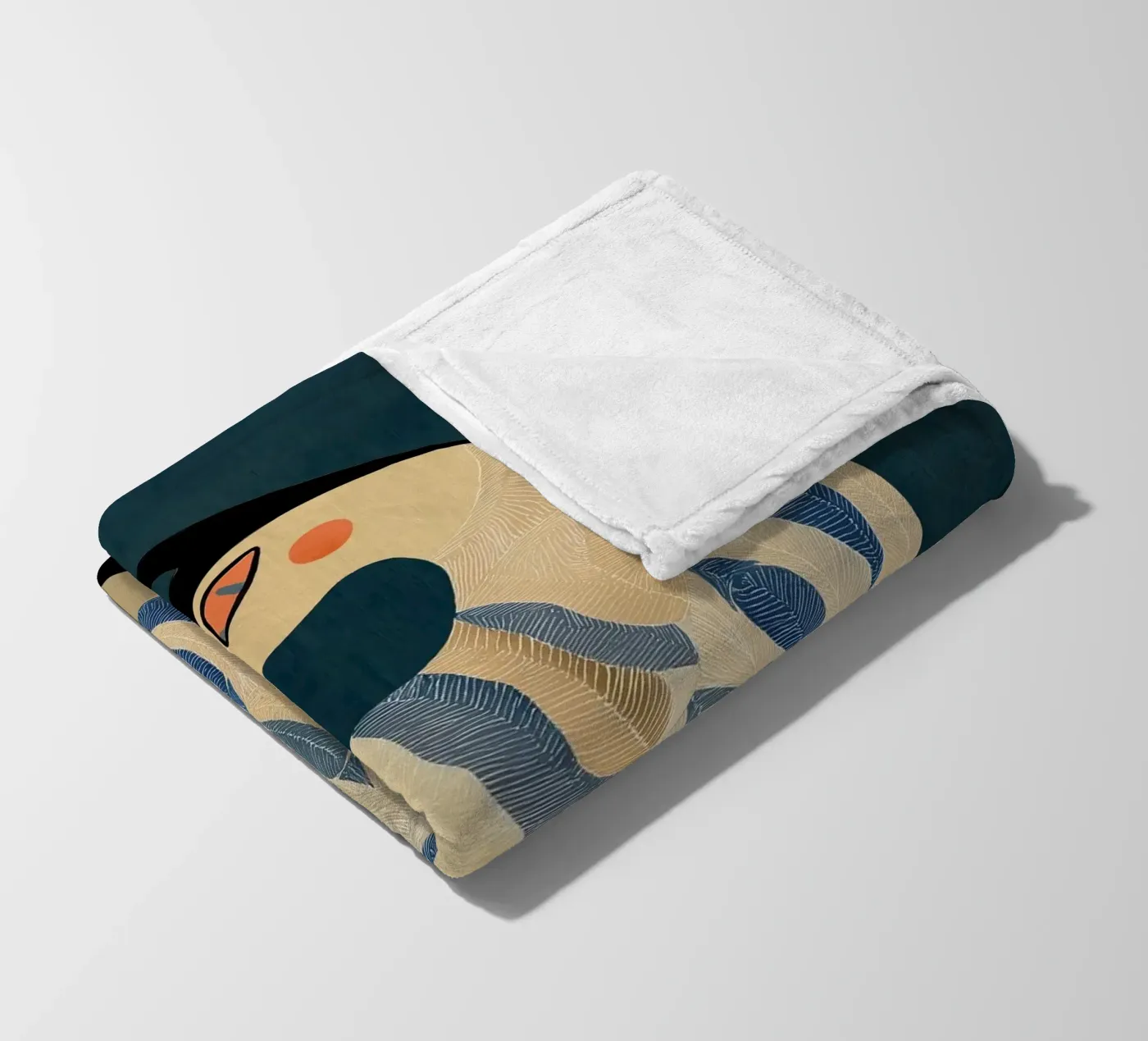 Die Katze Fleecedecke von Sienna Atelier