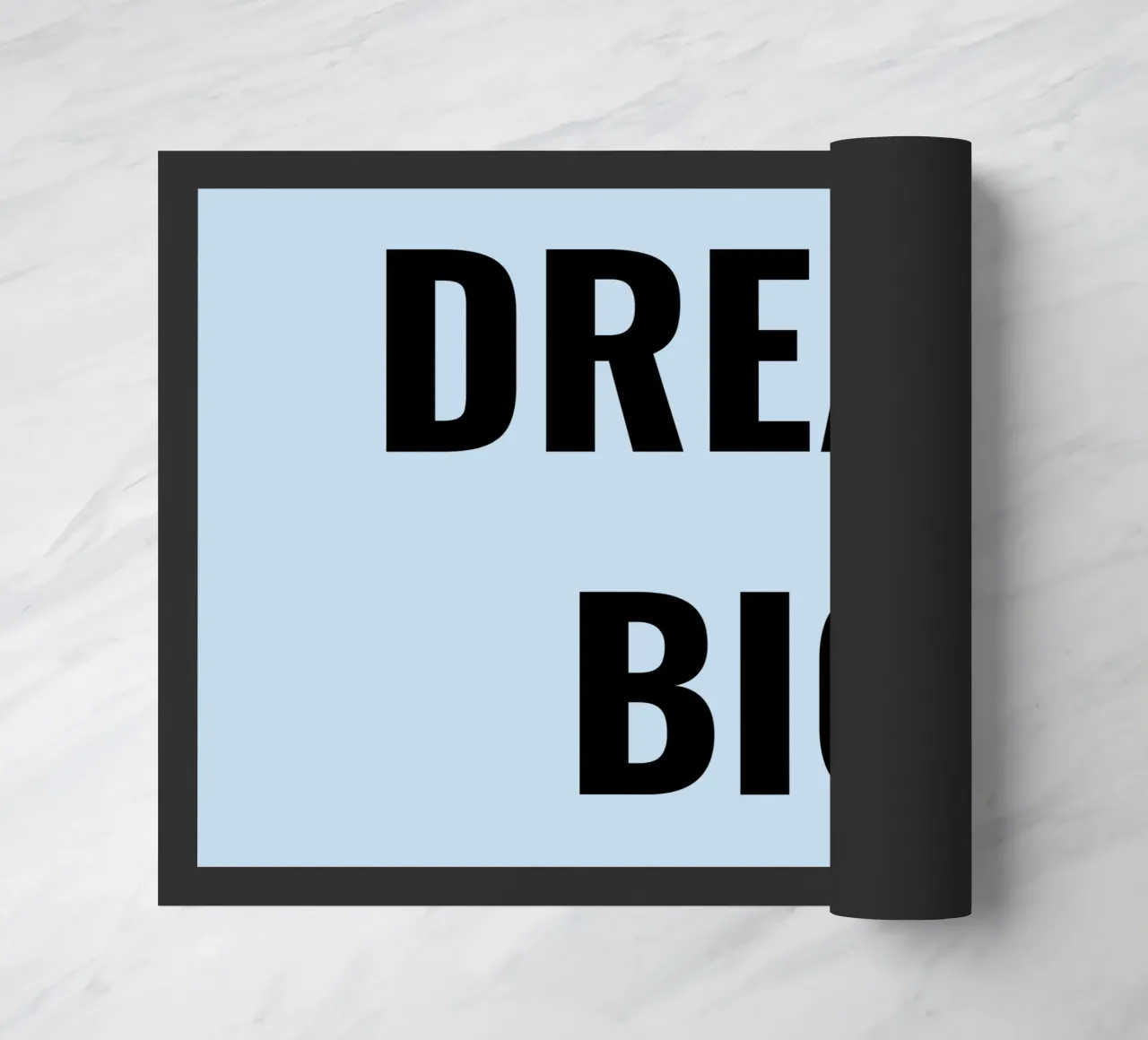 DROOM GROOT deurmat van Simple