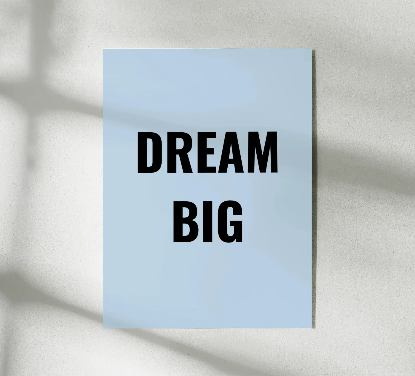 DREAM BIG plexiglass da Simple