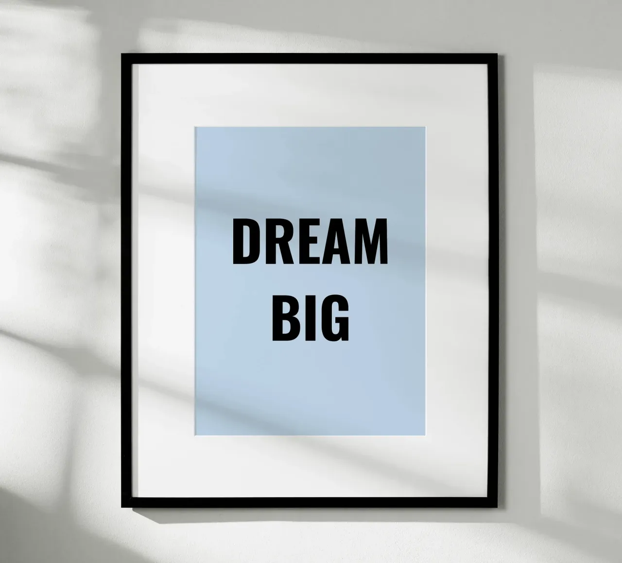 DROOM GROOT poster van Simple